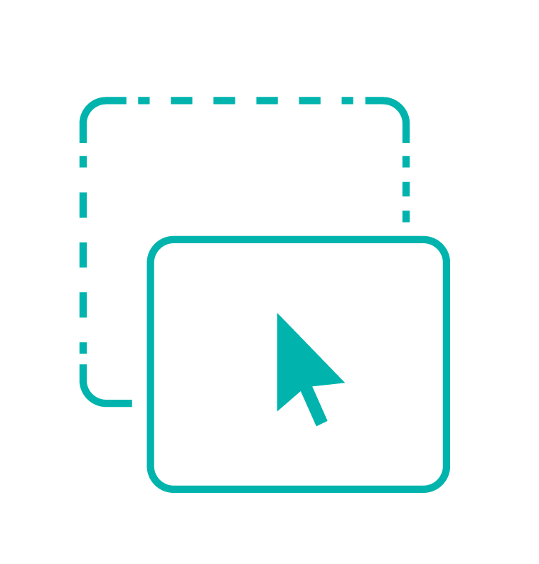 drag n drop icon green